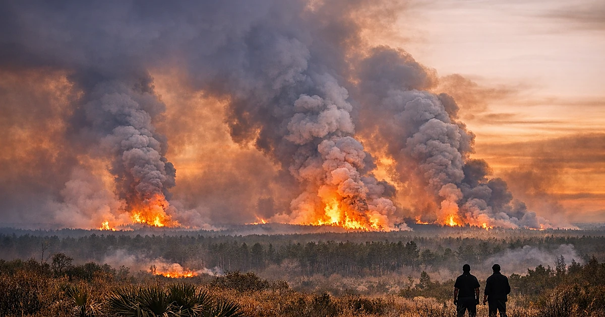 Florida Wildfires Force Evacuations: 100+ Blazes Burn