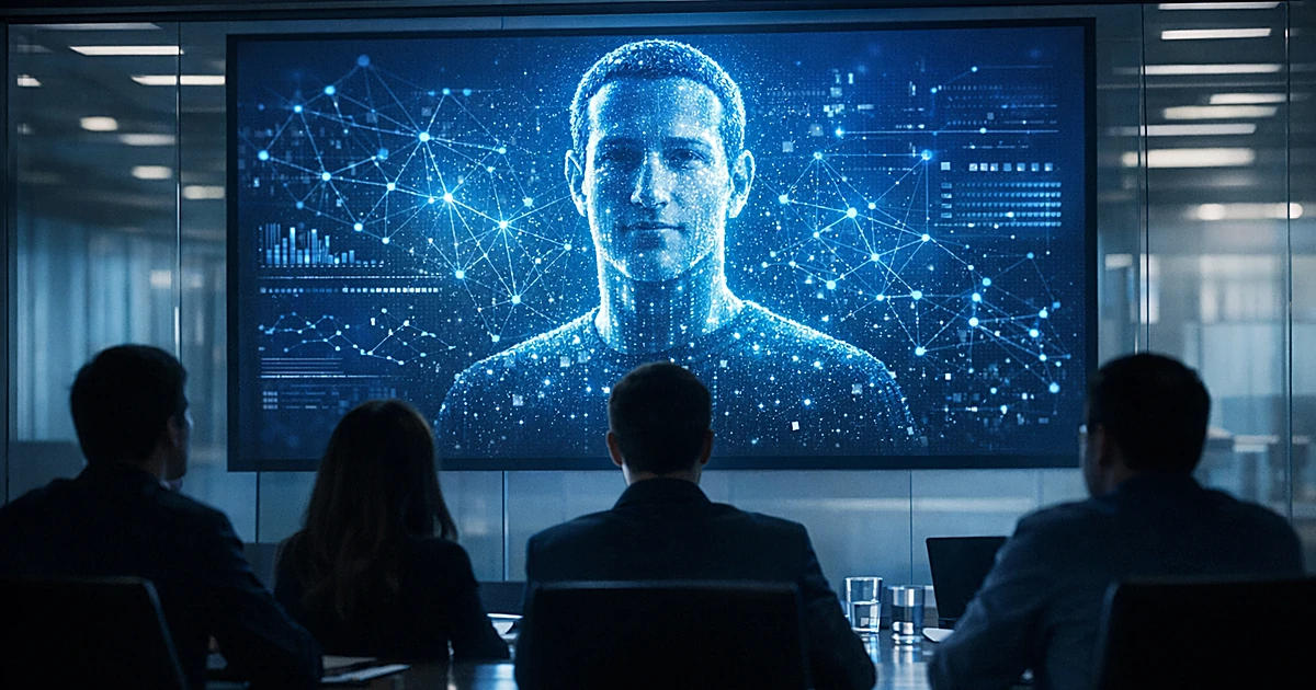 Meta Building AI Clone of Zuckerberg for Employees