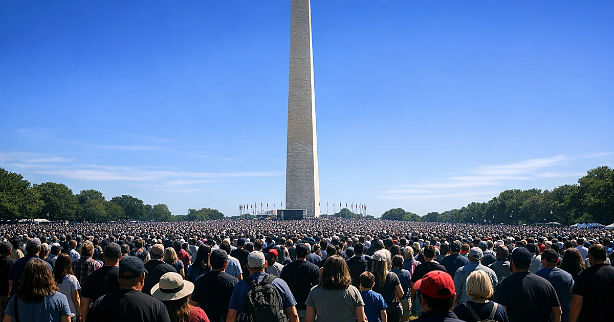 Thousands Attend National Mall Prayer Rally for America's 250th