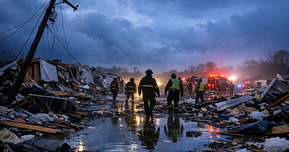 Mississippi Tornadoes Trap Families, Damage 500 Homes