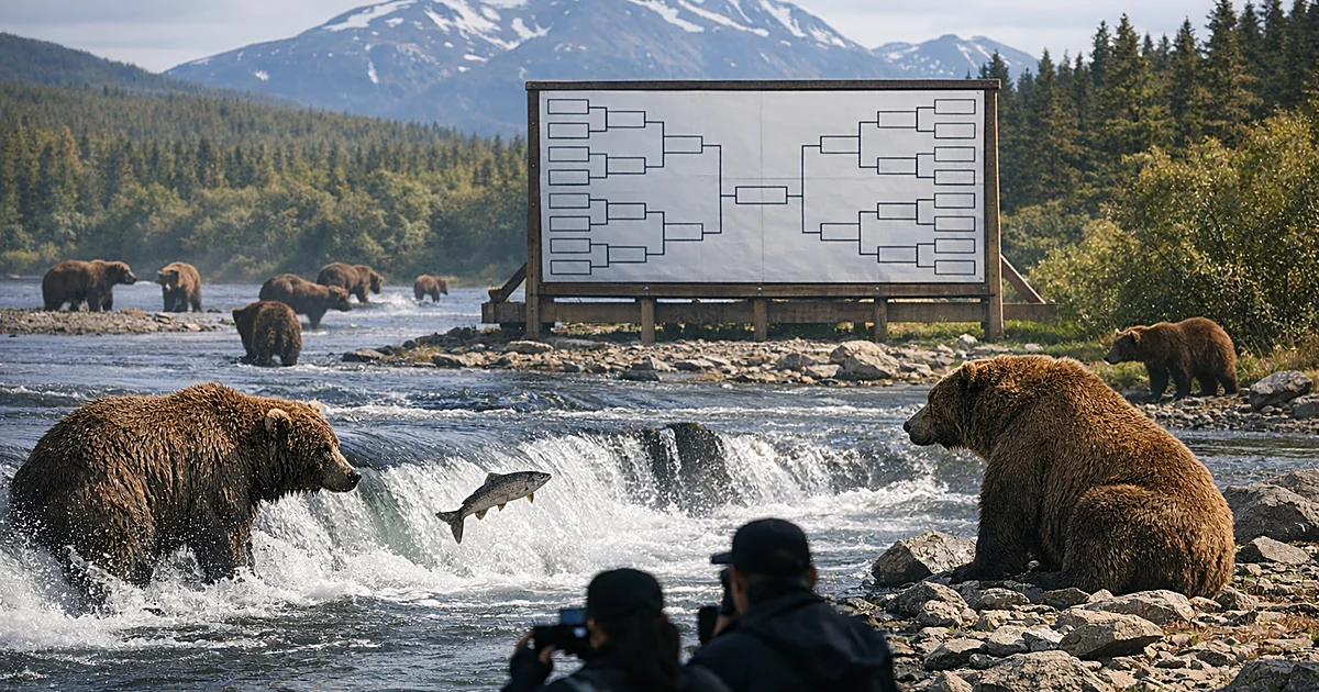 Featured image for: Fat Bear Week expands to record 16-bear Alaska bracket